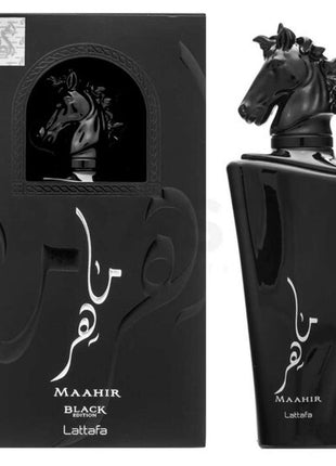 MAAHIR BLACK 3.4 FL. OZ EDP SPRAY BY LATTAFA
