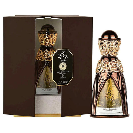 ZIKRA 3.4 FL.OZ EDP SPRAY BY NICHE  EMARATI