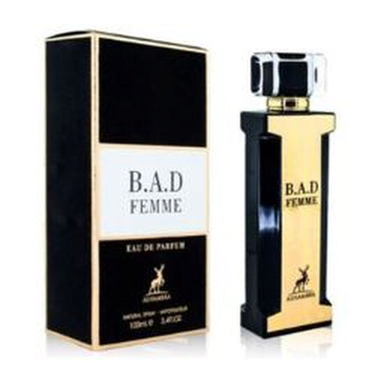 B.A.D FEMME 3.4 FL. OZ EDP SPRAY BY  MAISON ALHAMBRA