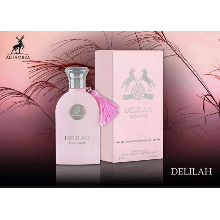 DELILAH POUR FEMME 3.4 FL. OZ EDP SPRAY  BY MAISON ALHAMBRA
