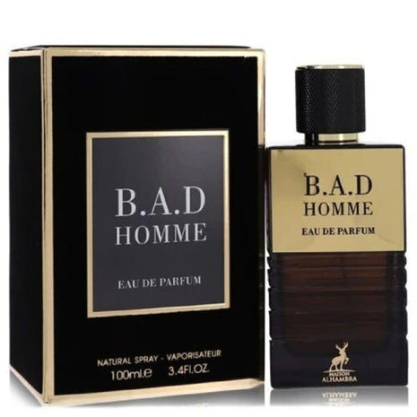 B.A.D HOMME 3.4 FL. OZ EDP SPRAY BY  MAISON ALHAMBRA