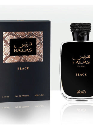 HAWAS BLACK 3.38 FL. OZ EDP SPRAY BY  RASASI
