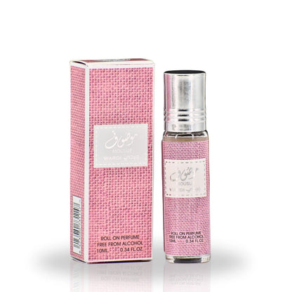 Ard Al Zaafaran Mousuf Wardi Roll-On Perfume Oil 10ml x 12 Pack | Sweet Floral Musky Long Lasting Arabic Attar Unisex Non-Alcohol Fragrance Travel Size Set