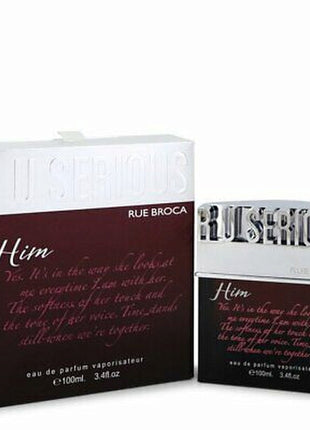 R U SERIOUS FOR HIM 3.4 FL. OZ EDP SPRAY  BY RUE BROCA
