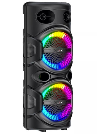 Audiobox Dual 8" Lightweight Party Speaker with Wired Microphone