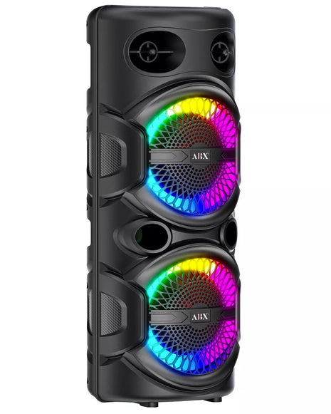 Audiobox Dual 8" Lightweight Party Speaker with Wired Microphone