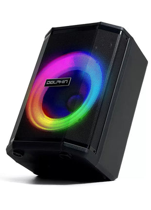 Dolphin 8" Heavy-Duty Handy Party Speaker with Wireless Microphone & Remote