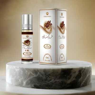 Al Rehab Choco Musk Concentrated Perfume Oil CPO 6ml x 6 Pack | Sweet Gourmand Chocolate Vanilla Long Lasting Roll-On Attar Unisex Arabic Non-Alcohol Fragrance Travel Size