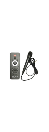 Dolphin 8" Heavy-Duty Handy Party Speaker with Wired Microphone & Remote