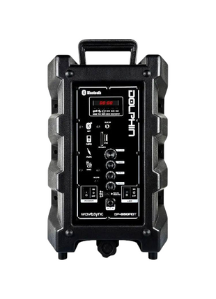 Dolphin 8" Heavy-Duty Handy Party Speaker with Wired Microphone & Remote
