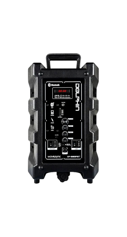 Dolphin 8" Heavy-Duty Handy Party Speaker with Wired Microphone & Remote